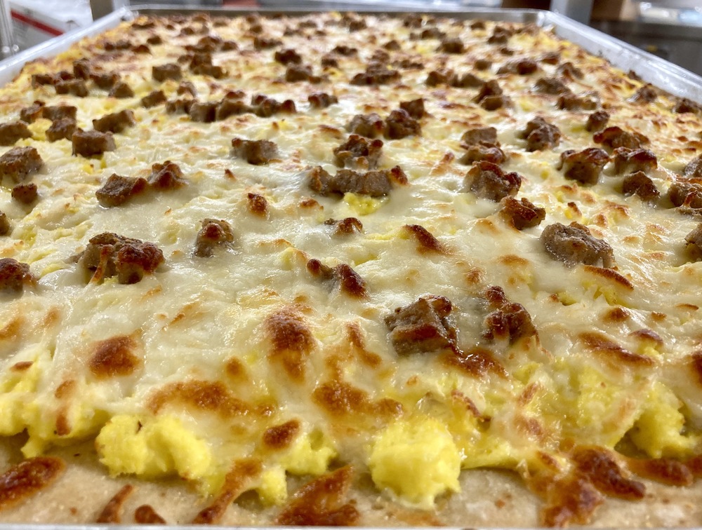 Kathleen’s Famous Breakfast Pizza.....Just one of the many delicious meals we offer for FREE!! Check out the Maynard Public Schools website for more details!!