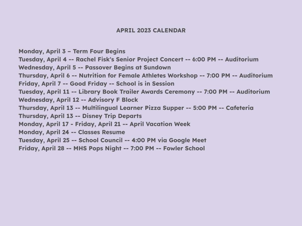April