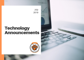 July 2019 Technology Announcements